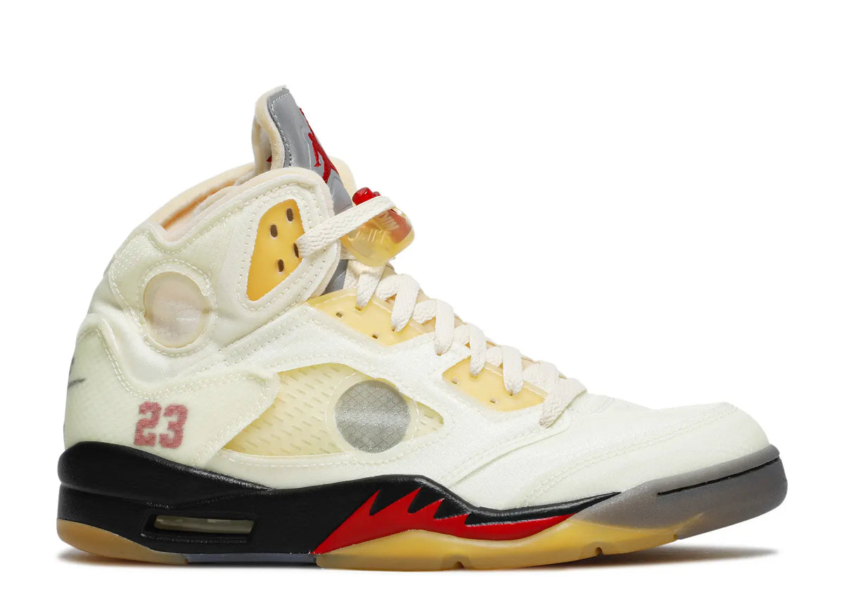 Jordan 5 x Off White Sail