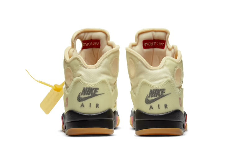 Jordan 5 x Off White Sail